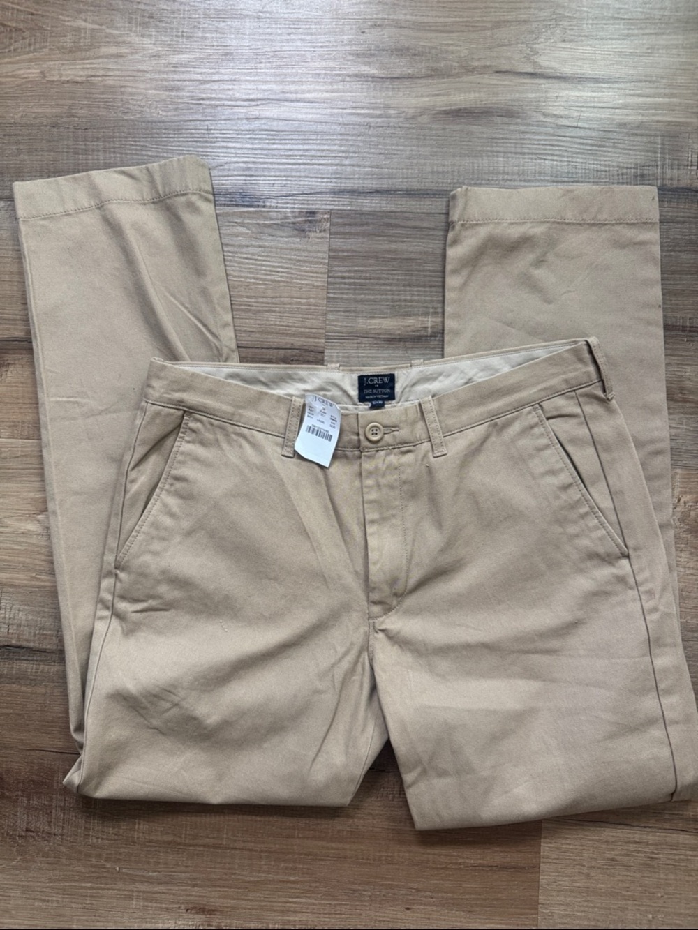 J.Crew The Sutton Khaki Chino’s- Brand New with tags 32x30 100%Cotton